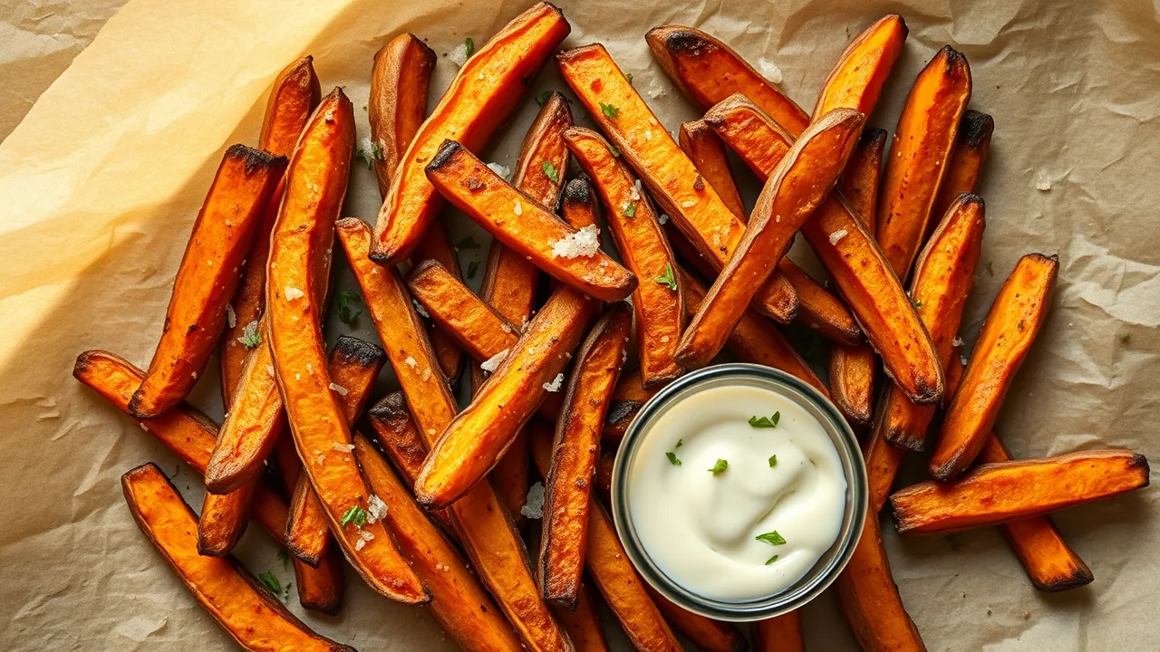 Bataattiranskalaiset airfryerissa – Rapeat ja makeat