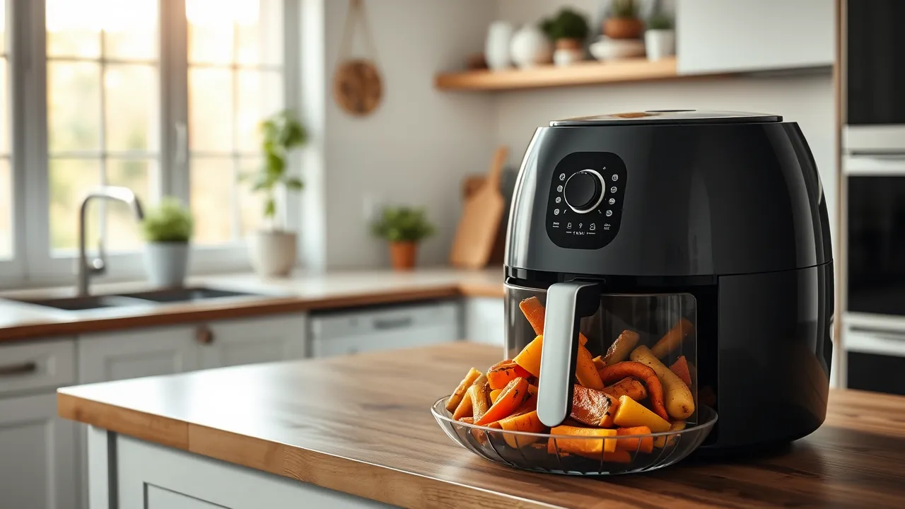 COSORI airfryer -malleja vertailussa pöydällä